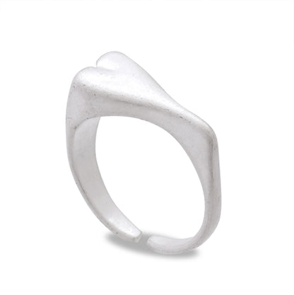 Ring Heart Wearn Silver