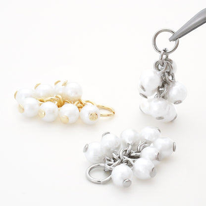 Swing parts crushed beads 3 White/G
