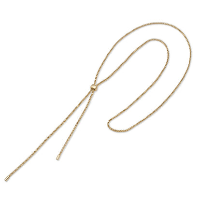 Chain necklace with slide parts No.1 gold