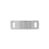 Shoes plate 1 rhodium color