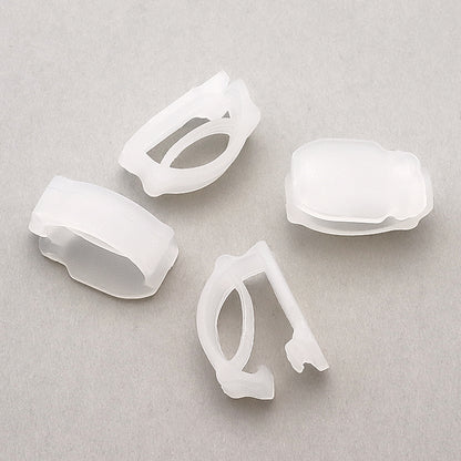 Shoes clip milky white