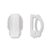 Shoes clip milky white