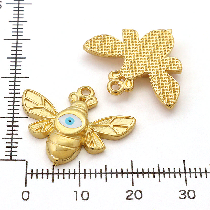 Greek Charm Matty Bee White/G