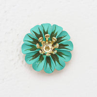 Spanish Parts Flower No.2 Turquoise Green/MG