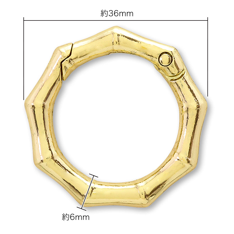 Carabiner Pattern Line Gold