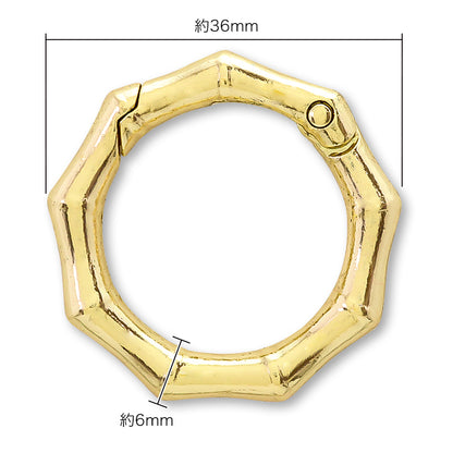 Carabiner Pattern Line Gold