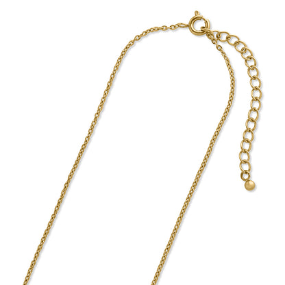 ステンレス316L チェーンネックレス ST235SF(アジャスター付)　ゴールド(イオンプレーティング)(SUS316L)