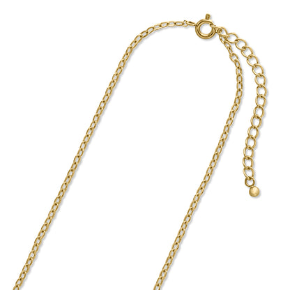 ステンレス316L チェーンネックレス 250SF(アジャスター付)　ゴールド(イオンプレーティング)(SUS316L)