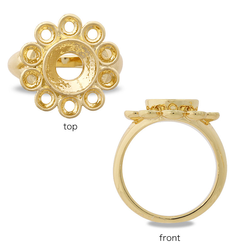 Ring stand stone rollBezelIncluded 