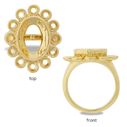 Ring stand stone rollBezelIncluded 