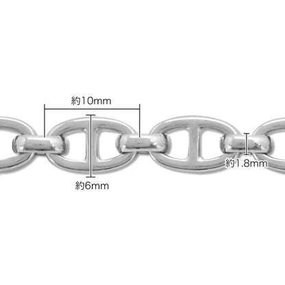 Stainless steel 304 Chain Bracelet 3 Fabric (SUS304)
