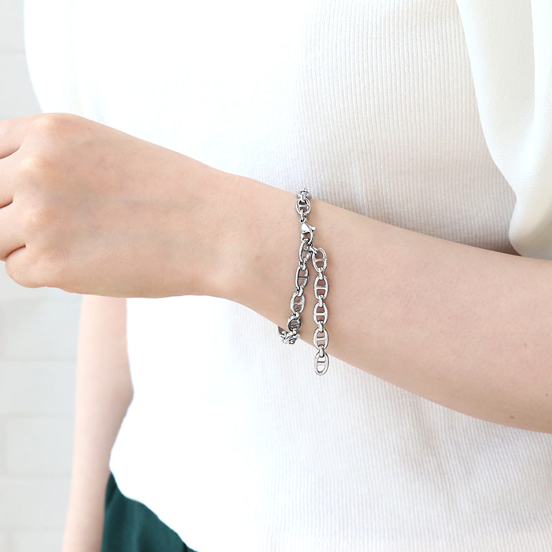 Stainless steel 304 Chain Bracelet 3 Fabric (SUS304)