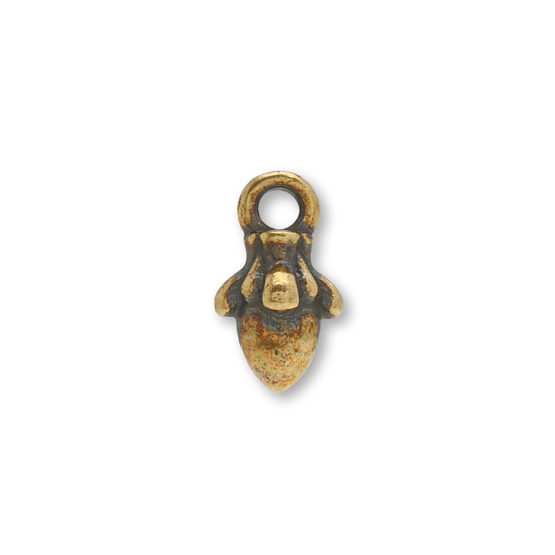 Greek charm acorn gold beauty