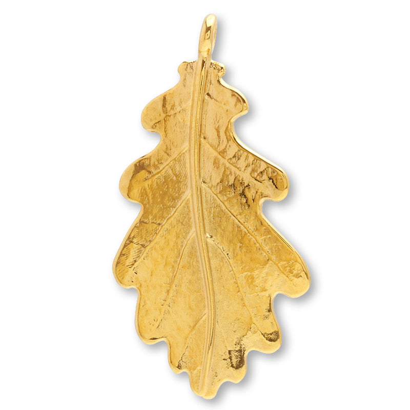 Greek parts leaf top hole gold