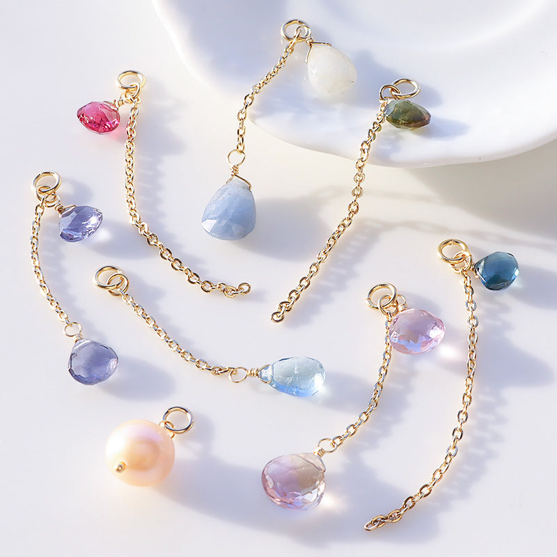 Freshwater pearl glasses clasp custom parts potato multicolor