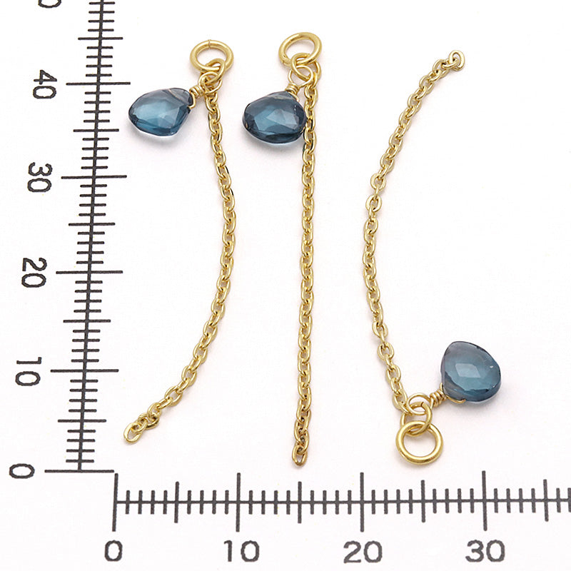 Natural stone glasses clasp custom parts London blue topperth/230SF