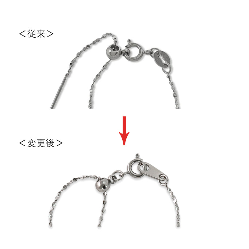 Stainless Steel 316L Slide Pin Chain Necklace Swage 2 Fabric (SUS316L)