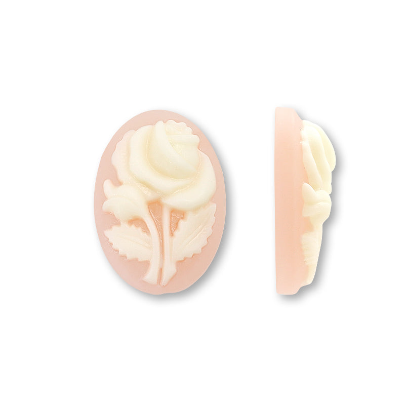German Cameo Rose Rose Matte/Ivory