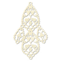 Italian filigree parts Botanica ivory