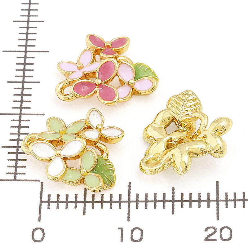 Charm Annabelle 2 rings pink/G