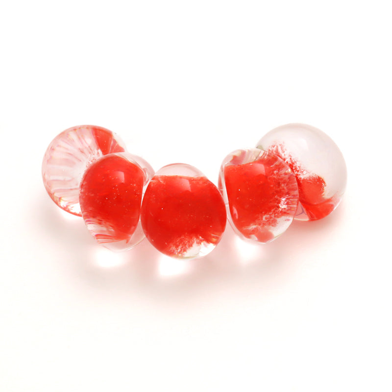 Teardrop beads rose jam