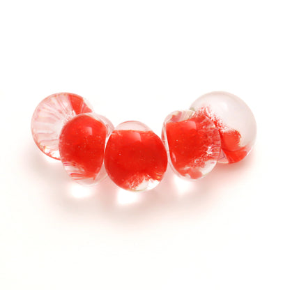 Teardrop beads rose jam