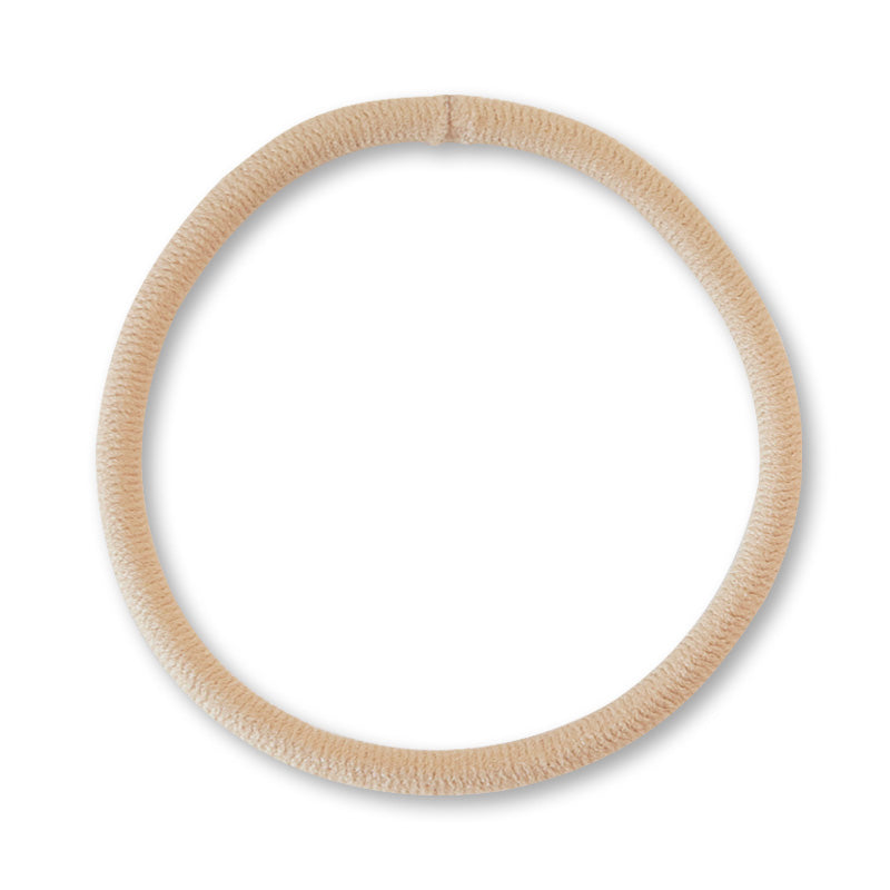 ヘア金具 ヘアゴム エンドレス　ベージュ