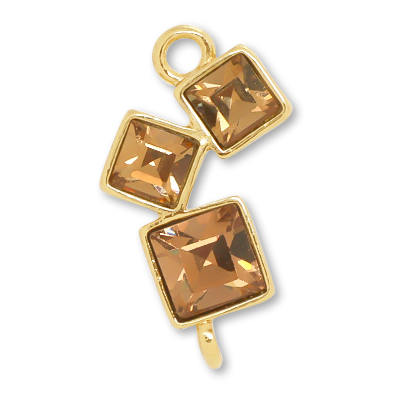 Charm Brown Sugar with Vertical and Horizontal Rings Brown/G