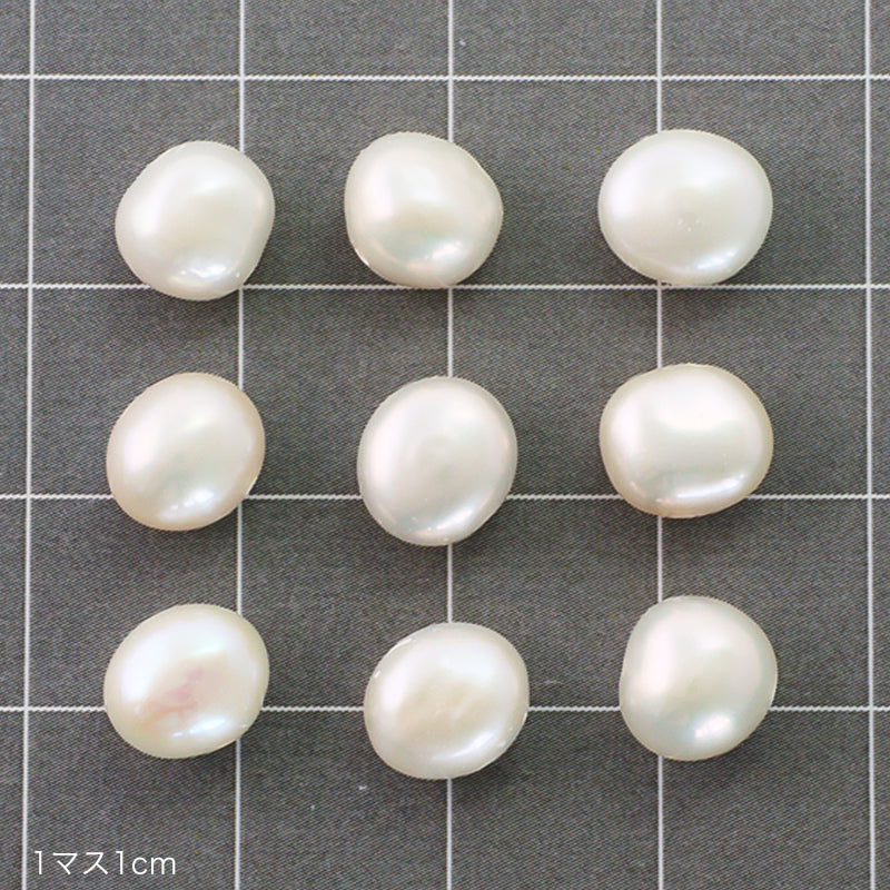 淡水パール フラットバロック　ホワイト