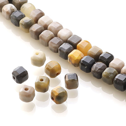 Natural stone square cut bamboo jasper