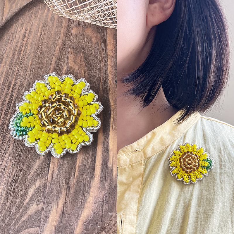 Flower embroidery brooch kit (atkl-1~12)