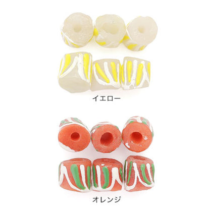 African Trade Beads Powder Glass 1 Orange [Outlet]