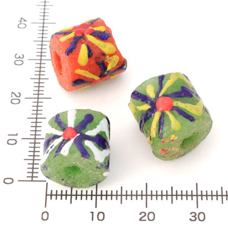 African Trade Beads Powder Glass 2 Green 2 [Outlet]