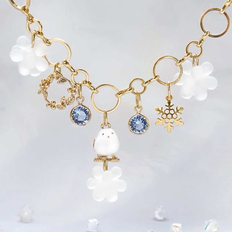 Charm Simaenaga White Brown/G