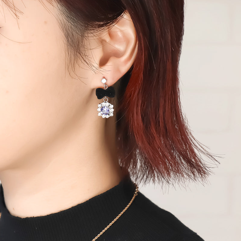 Flocky parts mini ribbon black [outlet]
