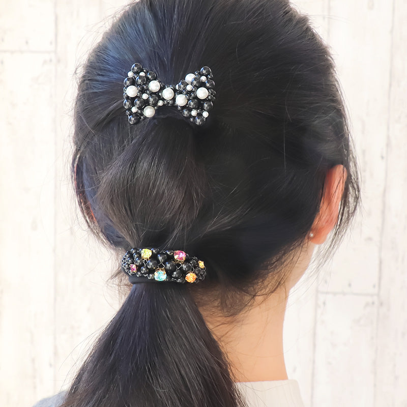 Recipe No.KR1314Kiwa crystals2 types of arch hair ties