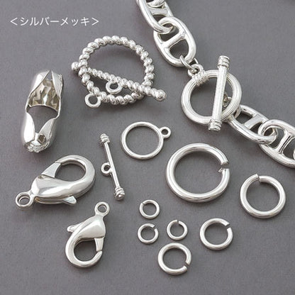 マンテル バックル型オーバル　シルバーメッキ