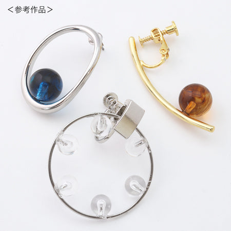 Acrylic Made in Germany Round Single Hole Clear Blue