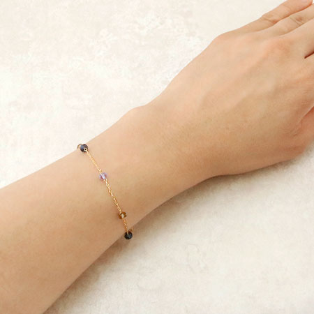 Bead chain crystal/G
