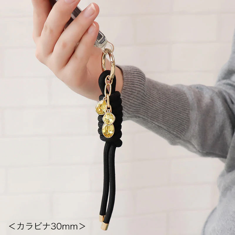キーホルダー カラビナ 丸線　ニッケル