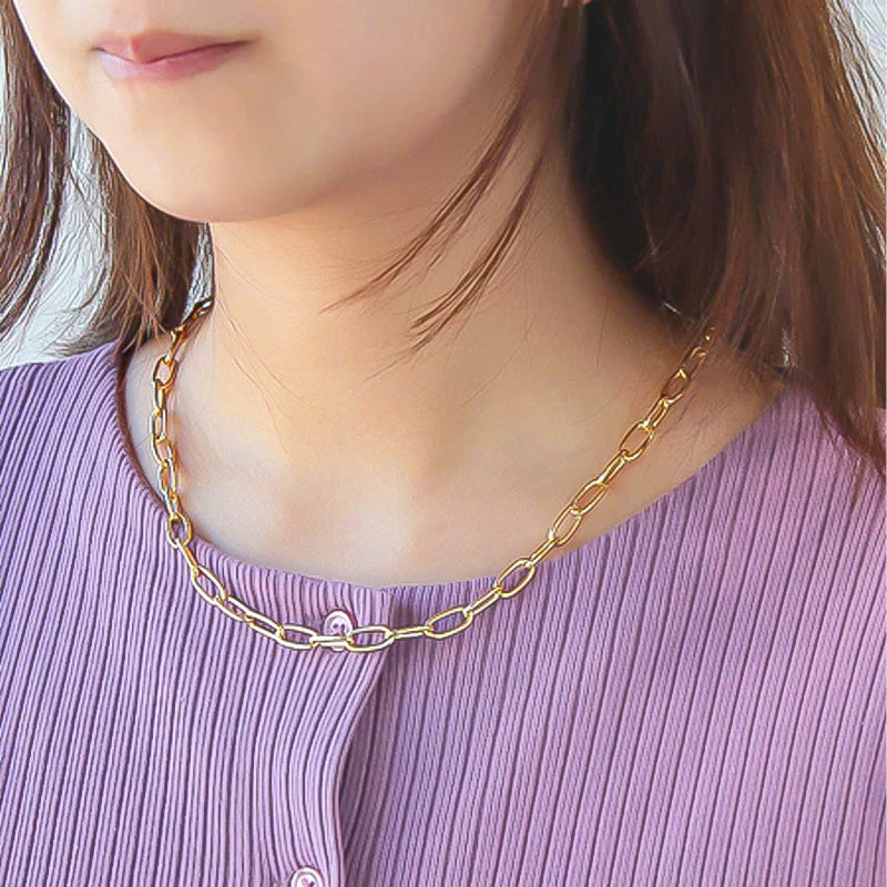 Chain k-377 rhodium color