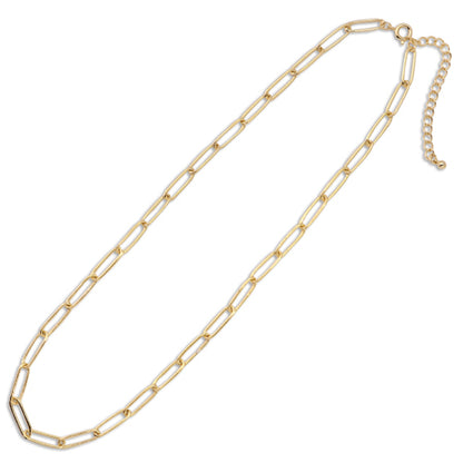 Gold chain necklace K