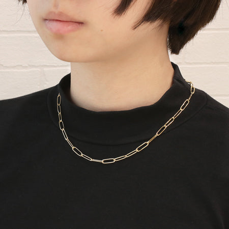 Gold chain necklace K