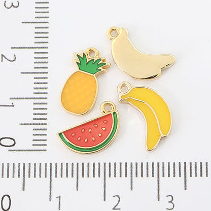 Charm Pineapple Flat Topaz/G