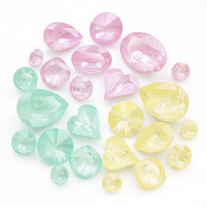 [大袋］貴和クリスタル ＃1088　クリスタルソフトイエローイグナイト