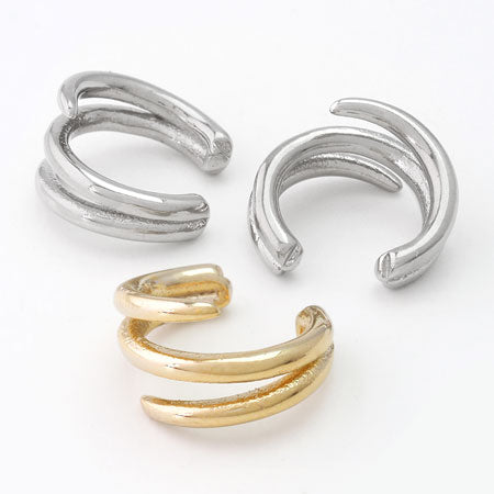 Ear cuff variant 3 rhodium color
