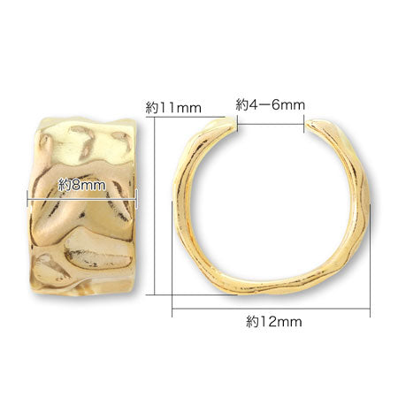 Ear cuff modification 6 rhodium color