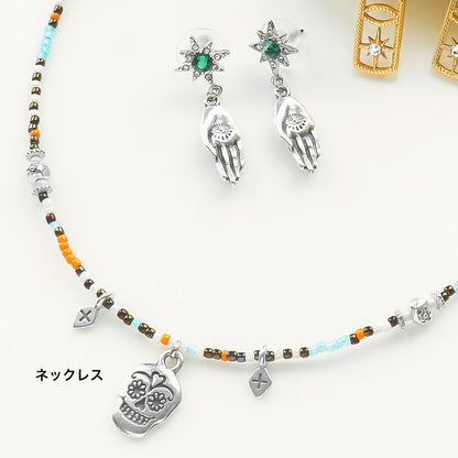 材料表No.ER0366　ギリシャパーツのアミュレットモチーフアクセサリー3種