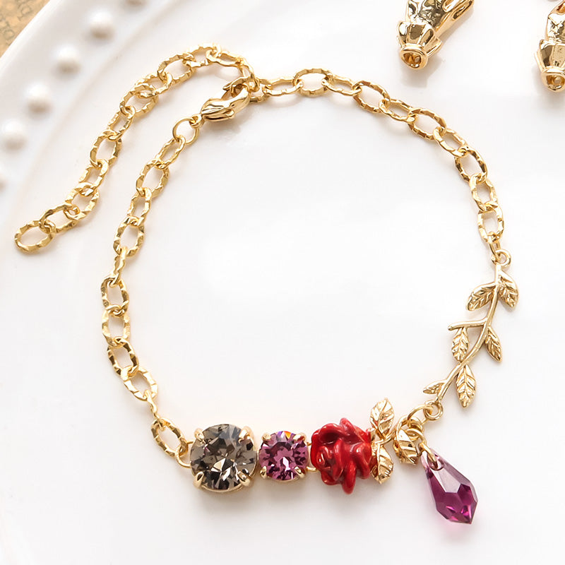 Material list No.ER0416 Charm rose accessories 2 types