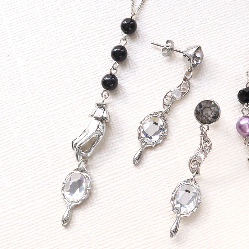 Material list No.ER0417 3 types of Halloween charm gothic style accessories